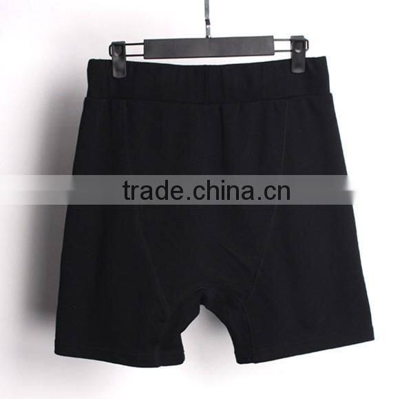 wholesale drop crotch mens fleece sweat shorts