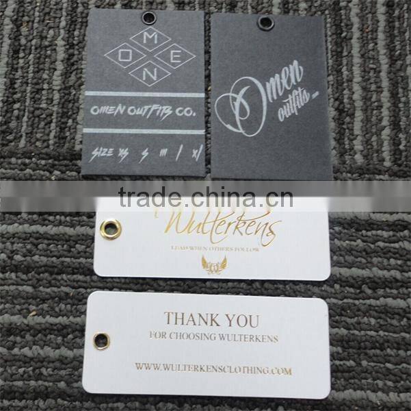custom logo high quality jeans hang tags