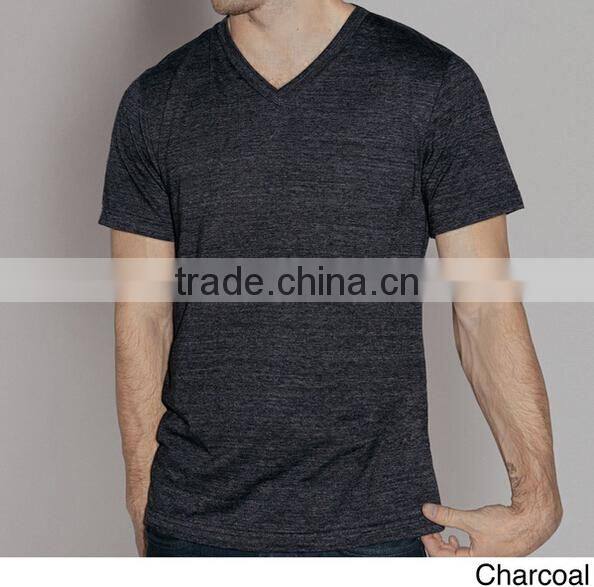 Canvas Men's Tri-Blend V-Neck Tee