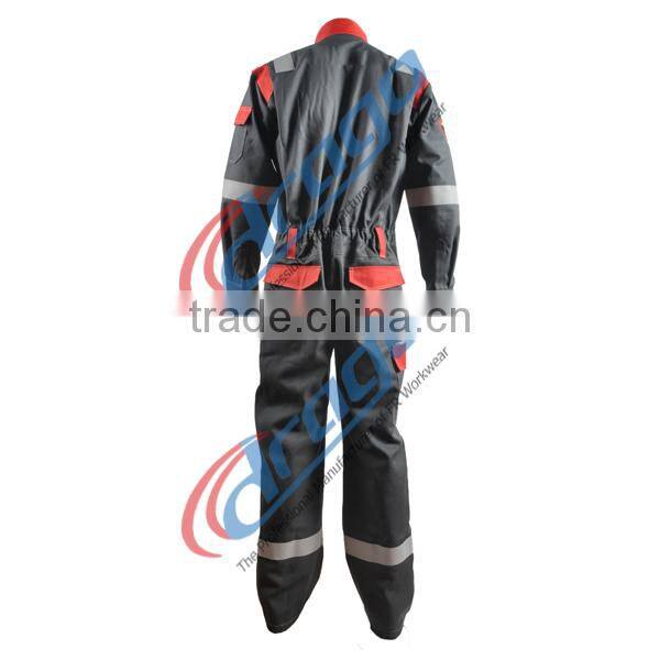 inherent safety aramid fire retardant coverall with reflective tape