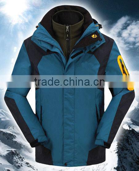 custom made waterproof 3 in 1 outdoor jacket in china
