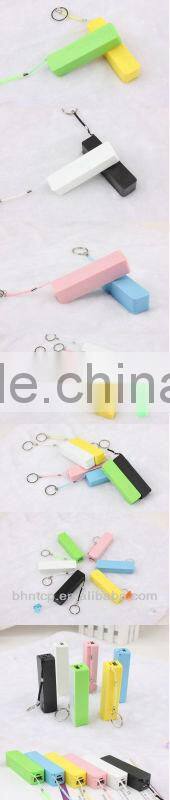 New Product BHN777 Cheap Colorful Power bank 2600mAh Charger for Smart Mobile Phone phone charger