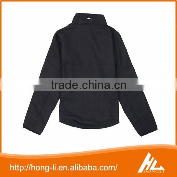Promotional cheap men's polyester black polar fleece jacket