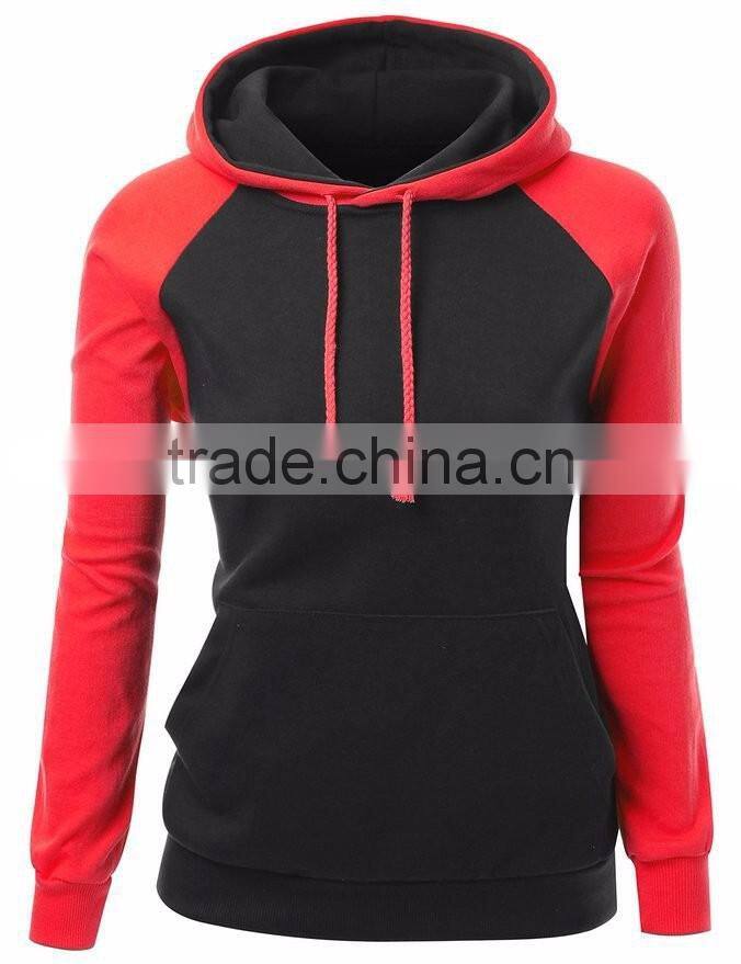 OEM service China supreme quality blank pullover hoodie for women girl sweater