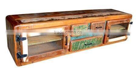 Weathered look Wooden Side Board