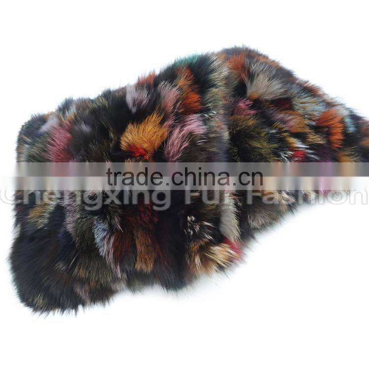 CX-D-107D Best Design Elephant Pillow Covers Real Fox Fur Decorative Sofa Cushion Cover Wholesale 2016