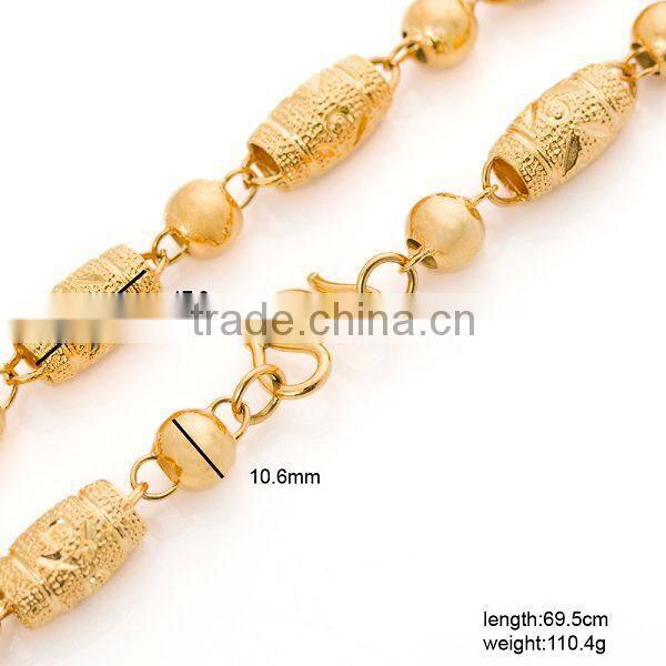 Super hot style antique bronze link chain necklace