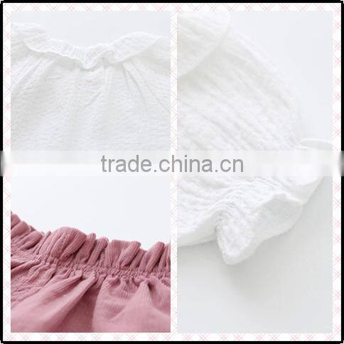 2017 latest fashion unique birthday cute breathable kids wear skirts children girl baby clothes clothing set