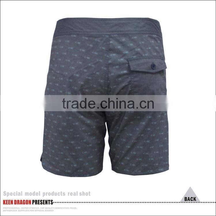 High Quality Oem Design Cotton Polyester Stretch Mens Board Shorts