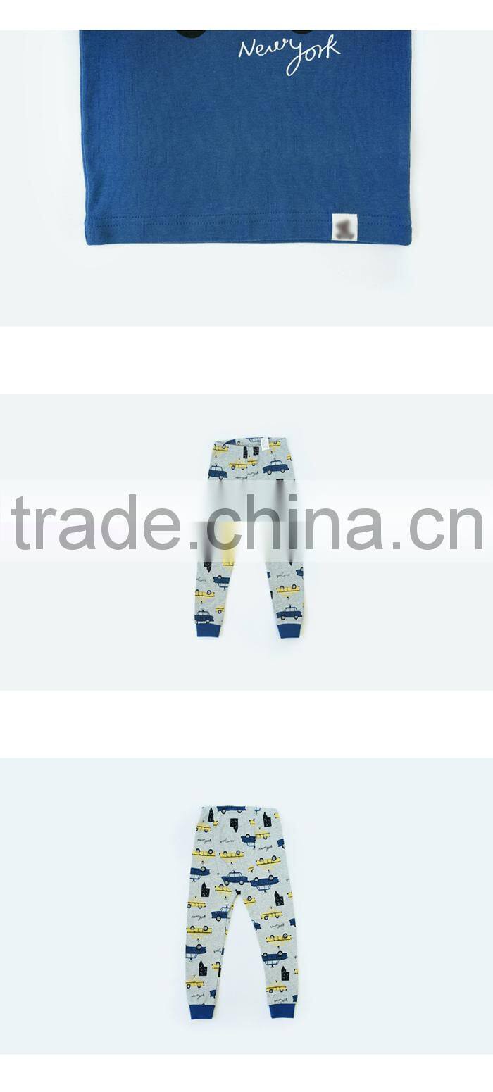 2015 latest fashion style blue car baby bodysuit baby boy dress clothes