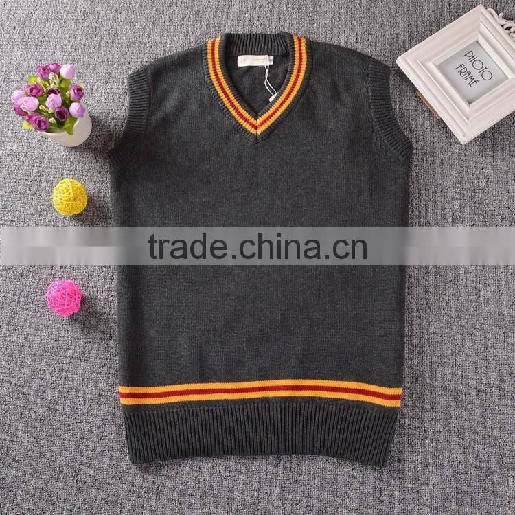 Unisex private school-uniform vests sample