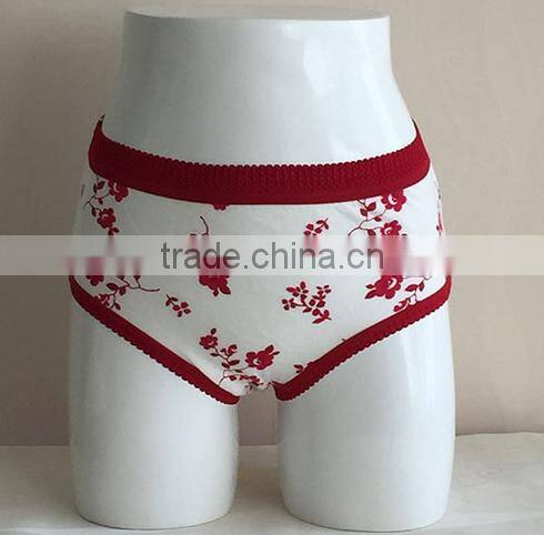 Casual Lady Women Multicolored Cotton Pleated Hem Panties Underwear Knickers