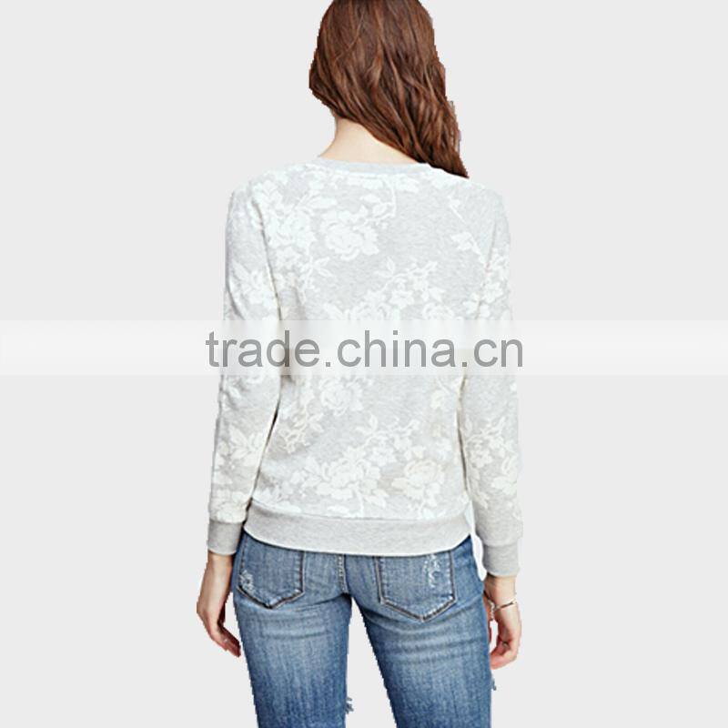 2015 new winter print sweater for ladies