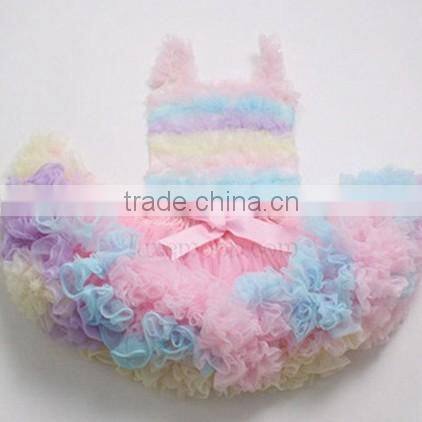 kids fluffy pettiskirt! clothing fluffy solid chiffon ruffle pettiskirt for infant toddler girls ruffled chiffon chirstmas red p