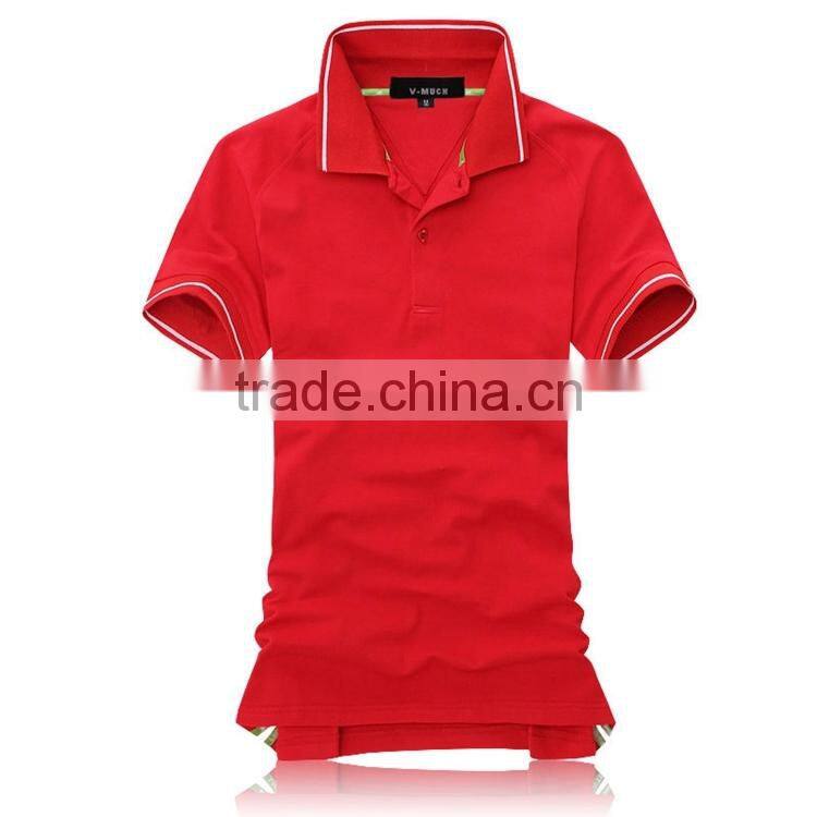 Manufacturer supply breathable custom logo polo shirts