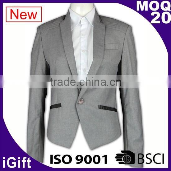 two button good quality anti-wrinkle customizable womens suit nice trouser suits for women