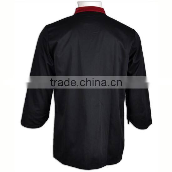 Factory Directly Purchase fast food restaurants uniform black