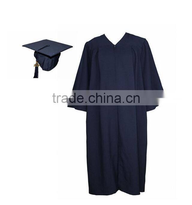 OEM service claassic baccalaureate gown for the graduate with cap