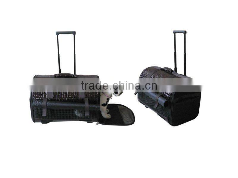Multi-functional trolley dog travel bag
