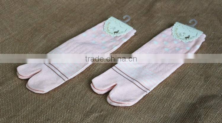 Cotton Socks two fingers clogs socks Girls Socks