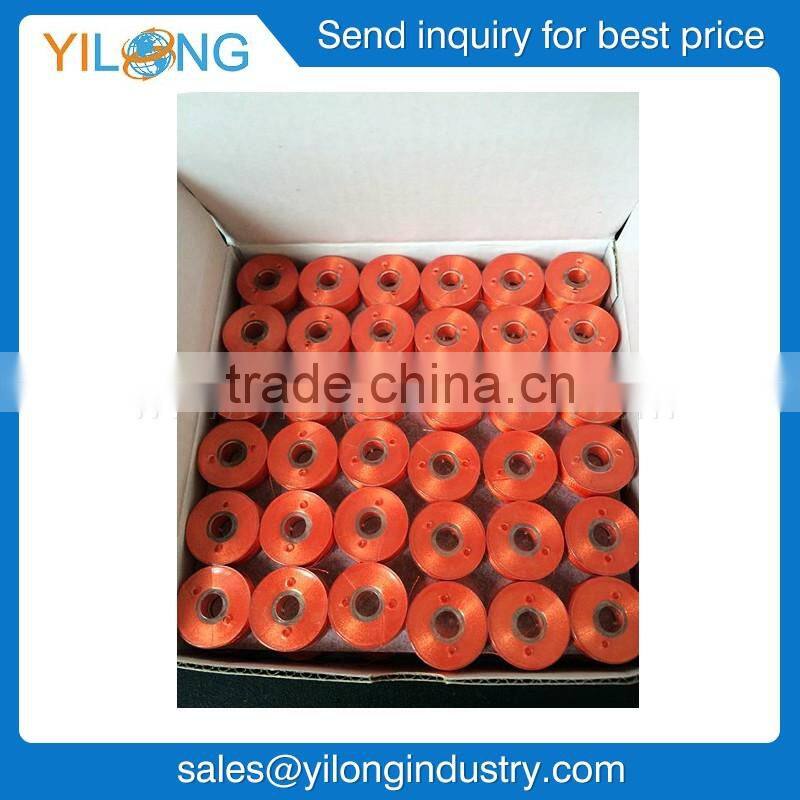 Pre wound bobbin thread 60S/2 Colorful Plastic side Embroidery pre wound plastic bobbin