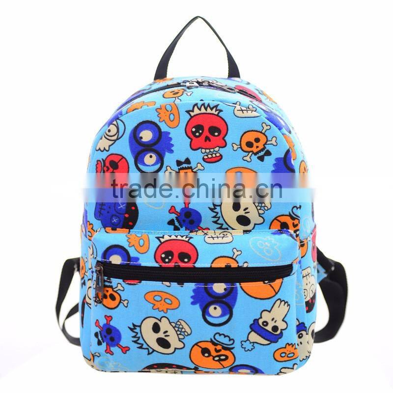 Factory direct wholesale brand Harajuku backpack canvas bag hit Korean maple leaf color for men and women students