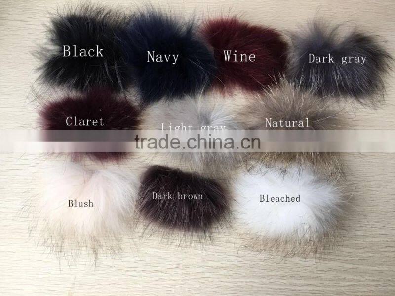 Classic Accessories genuine raccoon fur cuff Detachable Fur Cuff