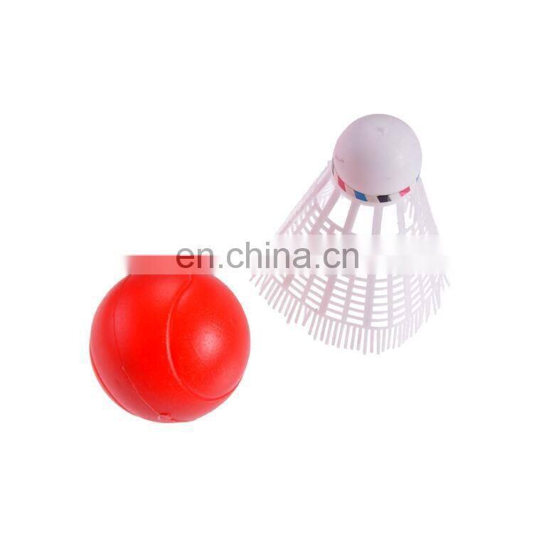 Promotions Sport toys for kids Tennis racket with ball,Fabric beach racket and shuttlecock for kids toys