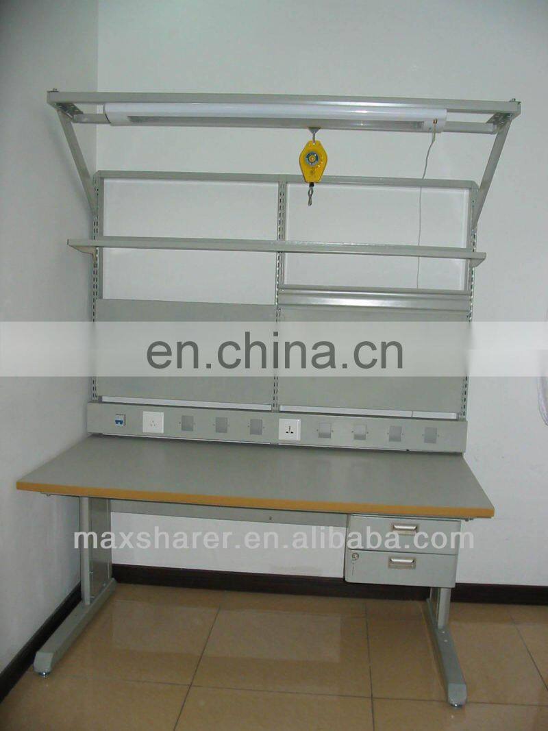 steel work bench with drawers