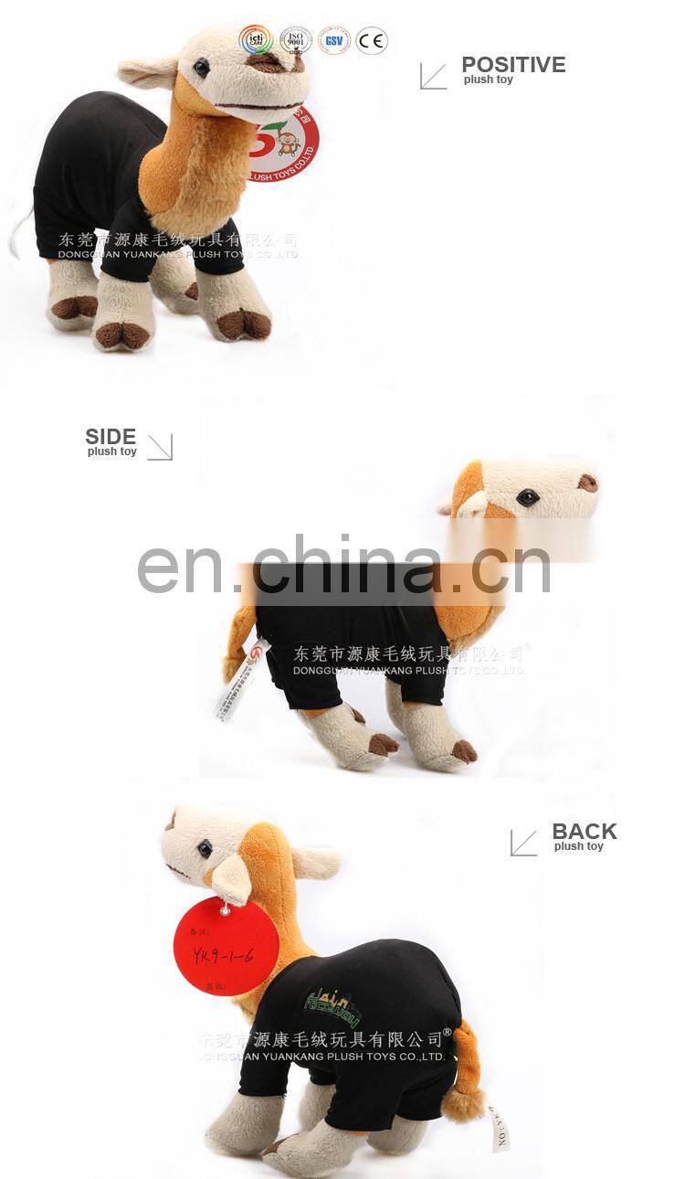custom plush camel stuffed soft toy for dubai souvenir