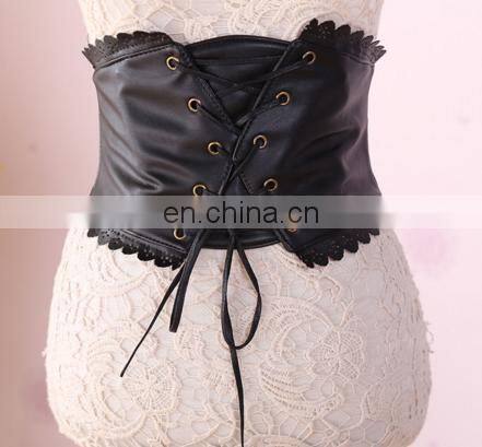 Cut Out PU Trim Waist Cincher Belt Pu Waist Belt