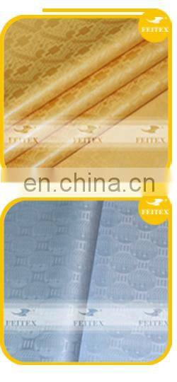 Cheap Polyester Africa Damask Silk Dress Fabric