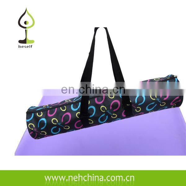 Travel sports waterproof custom logo yoga mat carry tote bag with pockets
