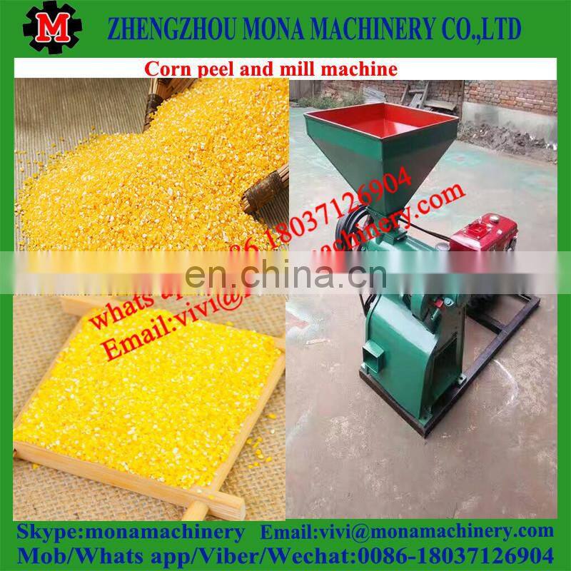 good price dehuller with polisher for maize / corn processing machine