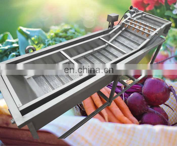 Factory Price Air Bubble Food Cleaning Fruit Washing Vegetable Blanching Machine