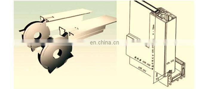 2016 Hot Sale sealed cover milling machine of sliding window sash for PVC profile