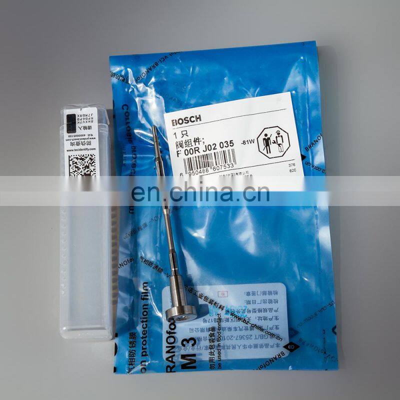 original new common rail injector control valve F00RJ02035 for diesel fuel injector 0445120117,0445120192,0445120215