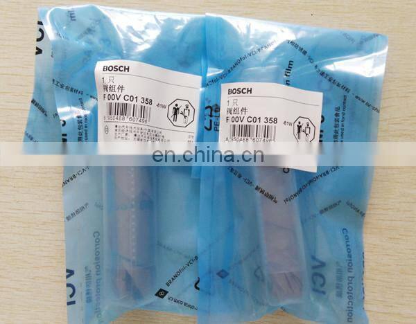 original new injector control valve F00VC01358 for diesel injector 0445110291,0445110359,0445110386,0445110409