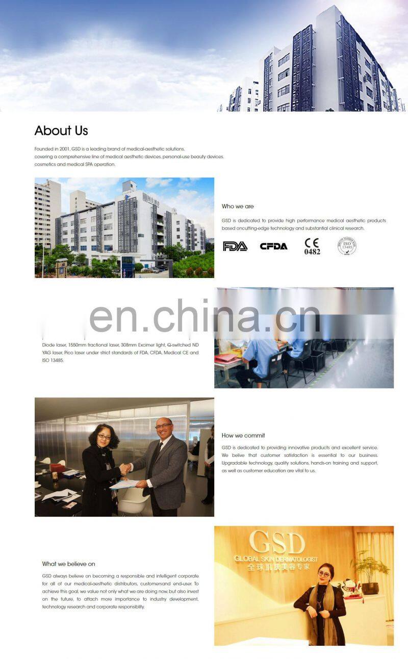 GSD pain-free ipl multifunctional machine ce rohs certification beauty equipment