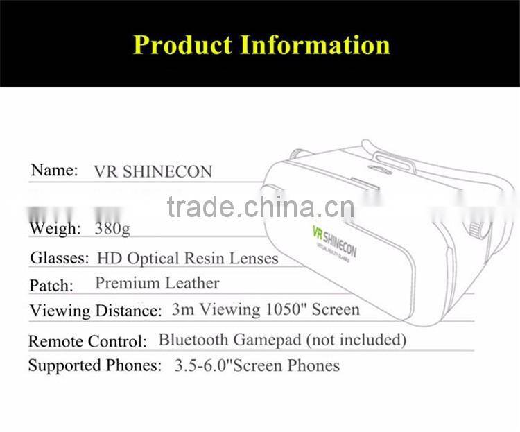 2016 Super hot VR glasses Shinecon LC-VRSN