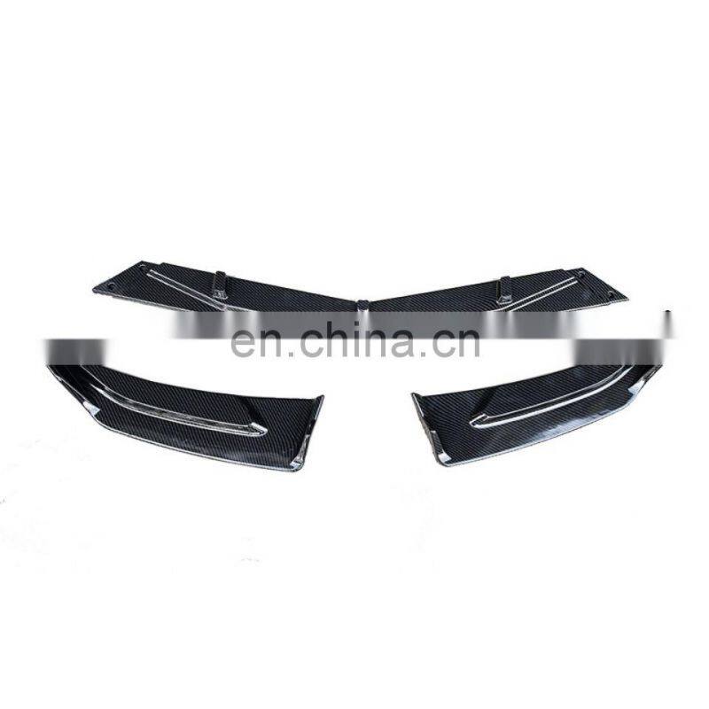 Gloss black Carbon fiber front lip for Monza 2020 sport front lip for Monza 2020