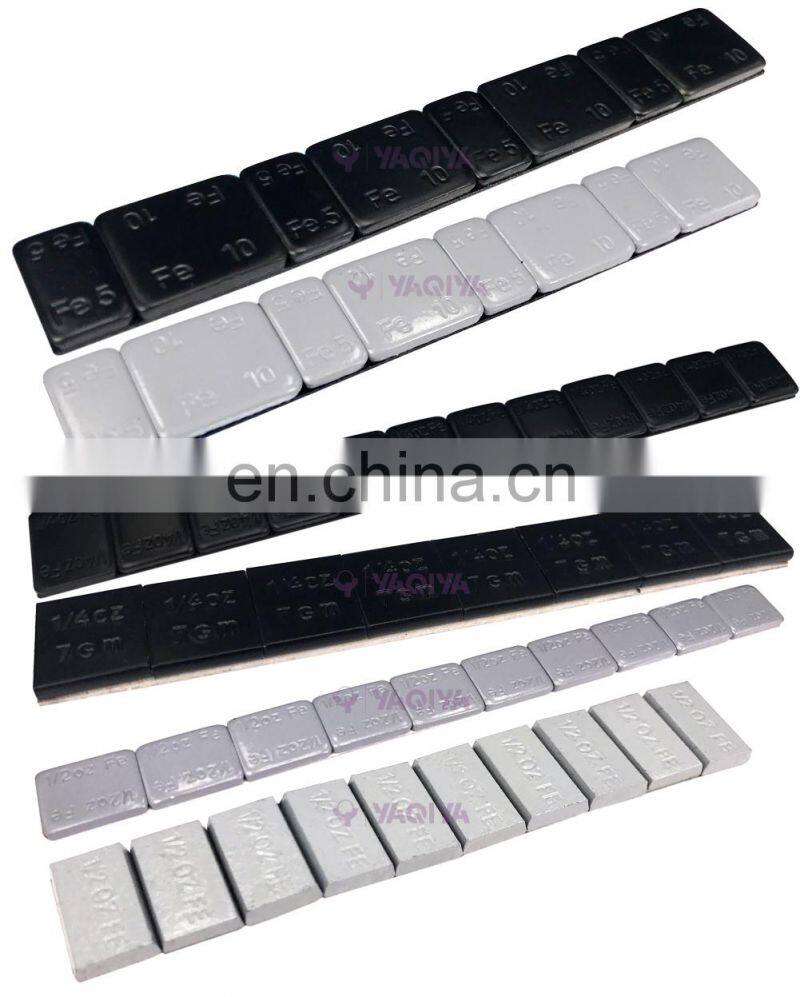 Adhesive weight counterweight balance 100 units 12x5 grams coated