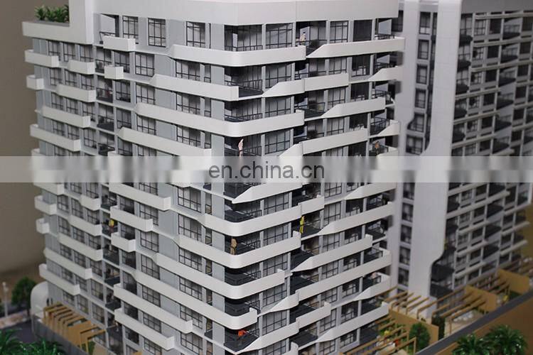 Physical scale model for building design company , architectural model figures