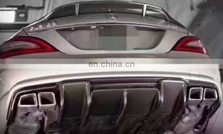 Carbon Fiber W218 Rear Car Diffuser for Mercedes Benz W218 CLS350 CLS550 CLS63 12-16
