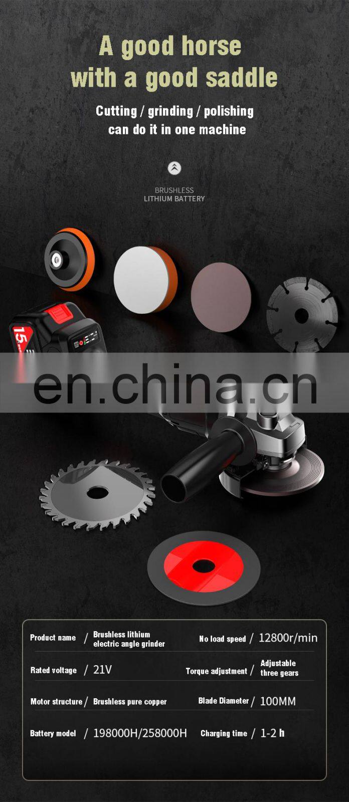 68VF-1-1 High Quality polisher Machine Cordless Polisher Adjustable Speed Polishing Machine