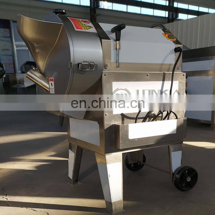 Industrial vegetable slicing dicing carrot onion potato chip cutting machine