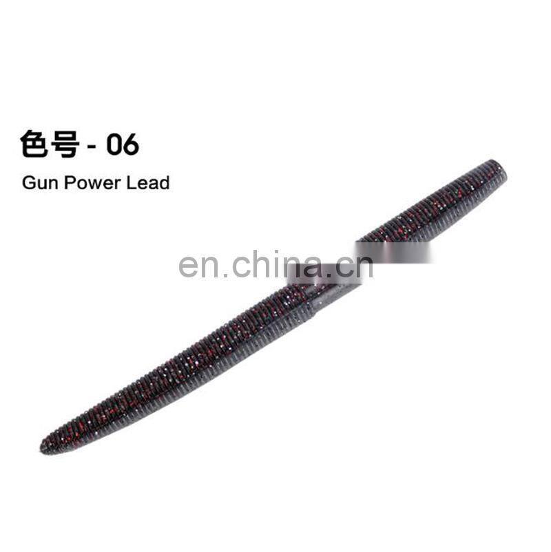 Amazon 13.5cm 10g Super Soft Plastic Wacky Grub Worm Fishing Bait Bass Fishing Lure