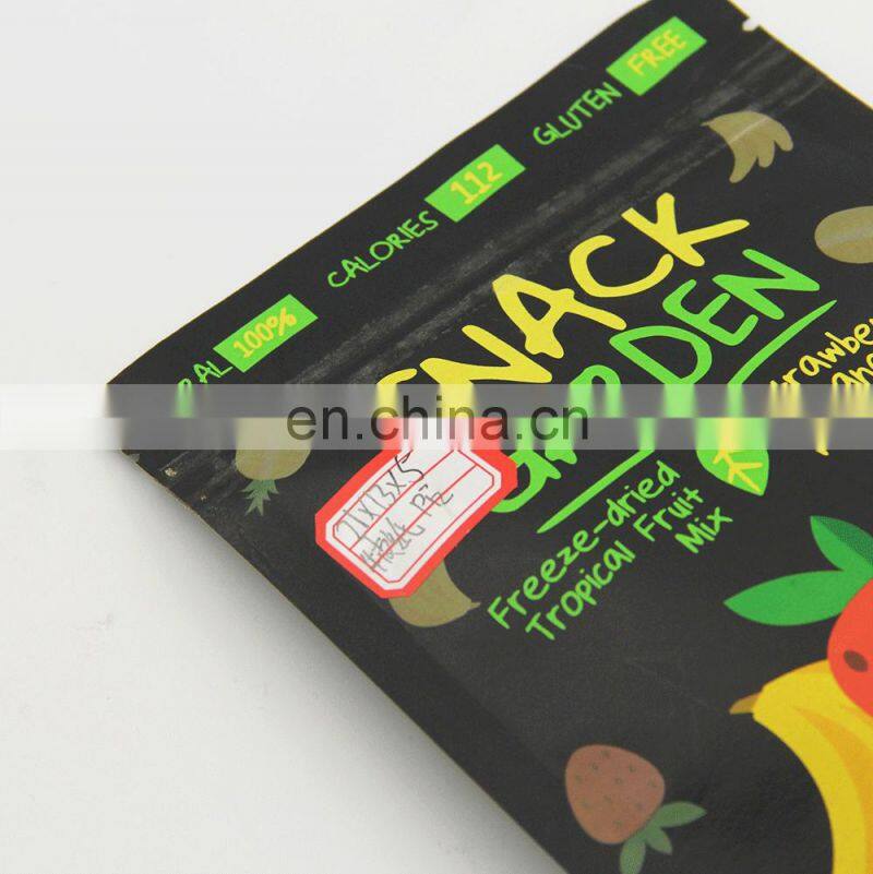 Custom Printed Packing Zipper Food Packaging Plastic Foil Biodegradable Dried Fruit Nuts Mylar Bags