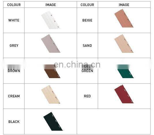 White color external roller shutter windows for commercial shop or home