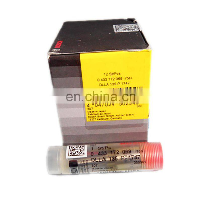 Fuel nozzle DLLA135P1747 0433172069 for injector 0445120126